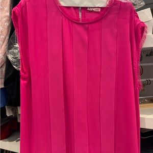 Vince Camuto Fuchsia Sleeveless Blouse